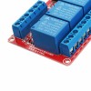 5 uds DC12V 4 canales disparador de nivel optoacoplador relé módulo fuente de alimentación para Arduino