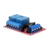 5V 2 Channel Button Self-locking Interlock Three-selection One Relay Module High and Low Level Trigger with Sw