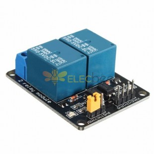 5-V-2-Kanal-Relaismodul-Steuerplatine mit Optokopplerschutz für Arduino