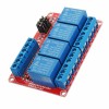 Arduino용 5V 4 채널 레벨 트리거 광커플러 릴레이 모듈 - 공식 Arduino 보드와 함께 작동하는 제품