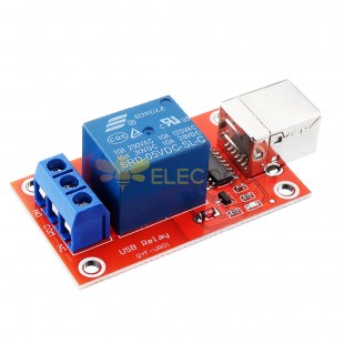 5pcs 1 Channel HID Driverless USB Relay USB Control Switch PC Intelligent Control Relay Module