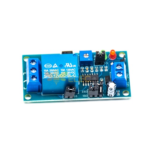 5pcs 12V 전원 켜기 지연 릴레이 모듈 지연 회로 모듈 Arduino 용 NE555 칩