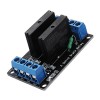 5 件 2 通道 DC 12V 继电器模块固态高电平触发器 240V2A 用于 Arduino