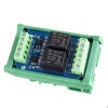 5pcs 2CH Channel Optocoupler Isolation Relay Module 12V SCM PLC Signal Amplifier Board