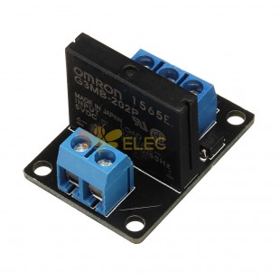 5pcs 1 Channel 5V Low Level Solid State Relay Module With Fuse 250V2A For Auduino