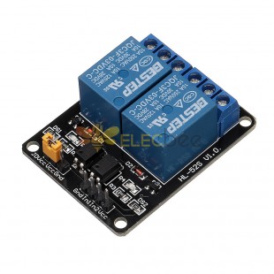 5pcs 2 Channel 3V Relay Module Low Level Trigger Optocoupler Isolation For Auduino
