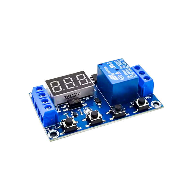 6-30V 1 Channel Relay Module Switch Trigger Time Delay Circuit Timer Cycle Adjustable