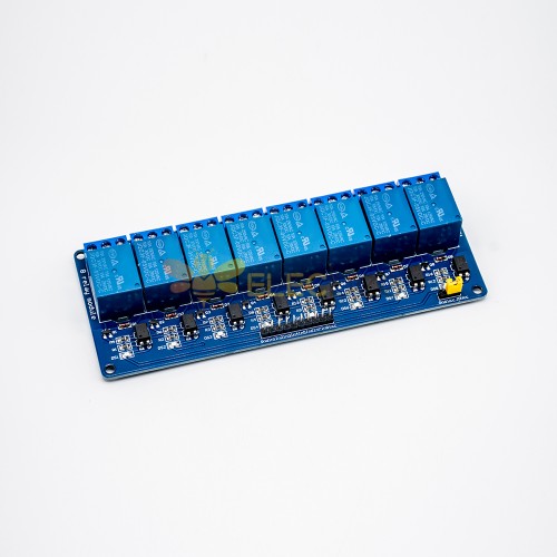 Módulo de relé de 8 canais 3,3 V Optoacoplador Driver Placa de controle de relé de baixo nível para Arduino