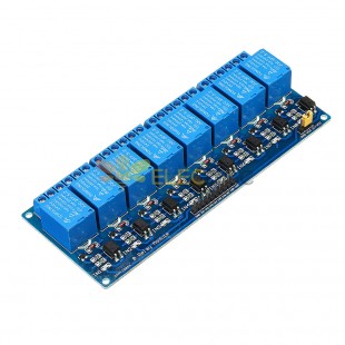 8-канальный релейный модуль 24 В с релейным модулем с изоляцией оптопары для Arduino