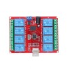 8CH Channel 12V Computer USB Control Switch Free Drive Relay Module PC Intelligent Controller