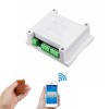 AC 220V 10A AC85-250V Control Smart Switch Point Remote Relay 4 Channel WiFi Module With Shell And 433M Remote Controller