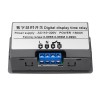 DC12V/AC110V-220V 디지털 디스플레이 시간 릴레이 자동화 지연 타이머 제어 스위치 릴레이 모듈