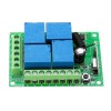 DC 12V 4CH Channel Wireless Remote Control Switch Learning Type Relay Control Module With Case