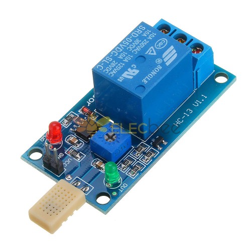 Módulo de comutação sensível à umidade Controlador de relé de umidade 05VDC SL Moduele