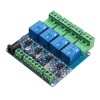 Modbus RTU 4-канальный релейный модуль 4CH Входная оптронная изоляция RS485 MCU для Arduino