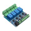 Modbus RTU 4 通道繼電器模塊 4CH 輸入光耦隔離 RS485 MCU 用於 Arduino