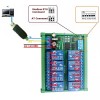 R4D8A08 DC 12V 8 Channel RS485 Relay Module Modbus RTU UART Remote Control Switch