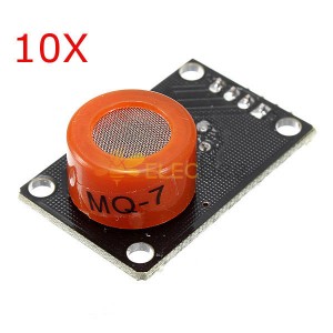 10Pcs MQ-7 MQ7 CO Carbon Monoxide Gas Sensor Module for Arduino - products that work with official Arduino boards