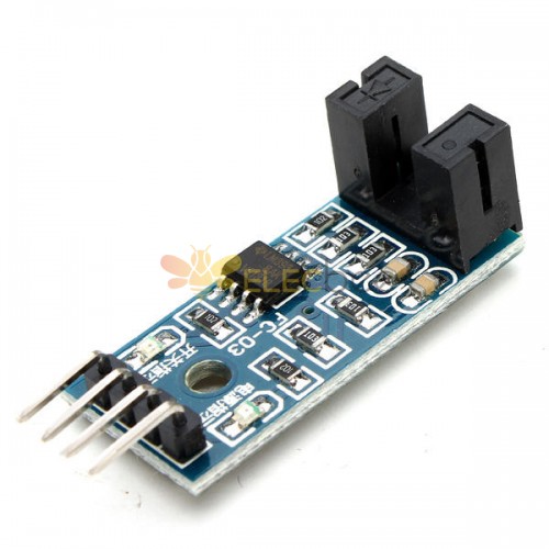 Módulo acoplador de ranura de prueba de Motor de contador de interruptor de Sensor de medición de velocidad de 10 Uds para Arduino