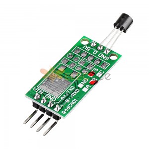 10 件 DS18B20 12V RS485 Com UART 溫度採集傳感器模塊 Modbus RTU PC PLC MCU 數字溫度計