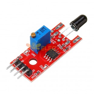 10 件 KY-026 火焰传感器模块红外传感器探测器温度检测适用于 Arduino