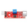 10pcs KY-037 4pin 음성 사운드 감지 센서 모듈 마이크 송신기 Arduino 용 스마트 로봇 자동차-공식 Arduino 보드와 함께 작동하는 제품