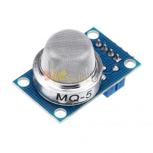 10 件 MQ-5 液化气/甲烷/煤气/液化石油气传感器模块 Arduino 屏蔽液化电子产品 - 与官方 Arduino 板配合使用的产品