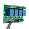 Module de commutateur de bouton tactile capacitif 12V 4 canaux avec relais et fonction de verrouillage autobloquant