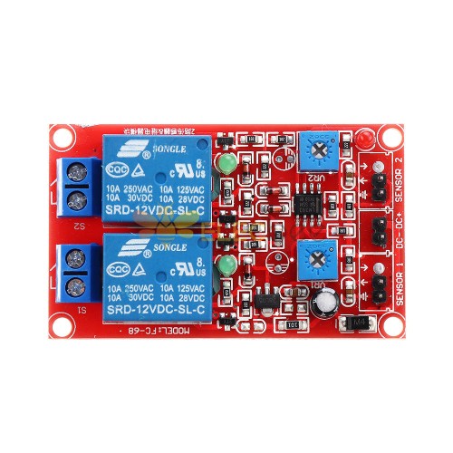 Flame Sensor Relay Module 2 Channel Fire Detector Alarm For Arduino DC 5V 