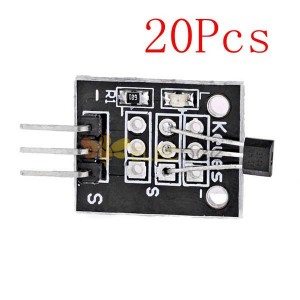 20Pcs DC 5V KY-003 Hall Magnetic Sensor Module for Arduino - products that work with official Arduino boards