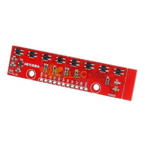 3Pcs Infrared Detection Tracking Sensor Module 8 Channel Infrared Detector Board