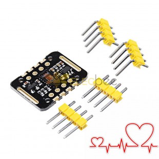 3Pcs MAX30102 Tester di frequenza del battito cardiaco Modulo sensore di frequenza cardiaca Rilevamento di impulsi Test di concentrazione di ossigeno nel sangue per Arduino - prodotti compatibili con schede Arduino ufficiali