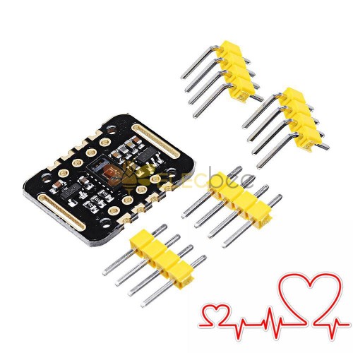 3PcsMAX30102心拍数テスター心拍数センサーモジュール脈拍検出Arduinoの血中酸素濃度テスト-公式のArduinoボードで動作する製品
