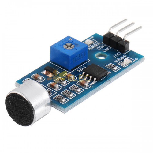 Módulo de sensor de som de microfone de 3 peças Módulo de detecção de som de alta sensibilidade com sensor de voz