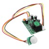 3pcs DC 12V 50uA 3-Wire Human Body Induction PIR IR Pyroelectric Infrared Sensor Module Relay Control Output Sensing Distance 3-5m