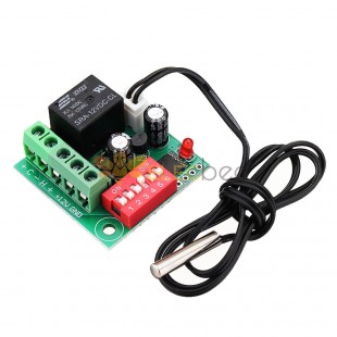 3pcs W1701 12V DC Digital Temperature Controller Switch Thermostat Adjustable Thermostat Temperature Switch
