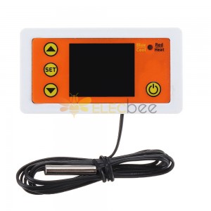 3pcs W3231 Inkubator Temperaturregler Thermometer Cool/Heat Digital Dual Display mit NTC Sensor DC24V