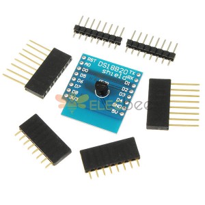5 peças módulo ds18b20 para d1 mini módulo sensor de medição de temperatura ds18b20