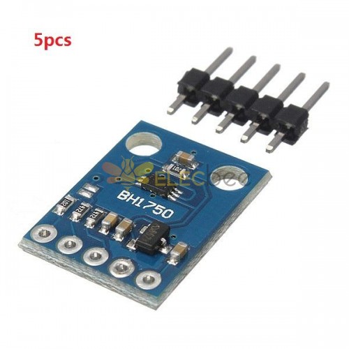 5 件 BH1750FVI 數字光強傳感器模塊 3V-5V 電源，適用於 Arduino