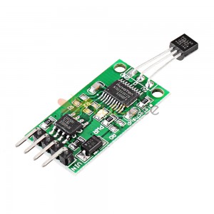 5 pièces DS18B20 5V TTL Com UART Module de capteur d'acquisition de température Modbus RTU PC PLC MCU thermomètre numérique