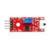5 件 KY-028 4 針數字溫度熱敏電阻熱傳感器開關模塊，適用於 Arduino