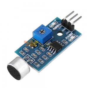 5 peças módulo sensor de detecção de som LM393 para kit de sensor de transdutor de condensador para som para veículo