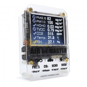 AM7 Plus Детектор качества воздуха в помещении PM2.5 PM10 HCHO TVOC CO2 Temp RH Monitor Laser Gas Sensor Tester