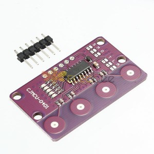 -0401 Módulo de sensor de proximidad táctil capacitivo de botón de 4 bits con función de autobloqueo