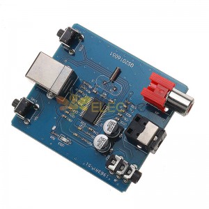 ЦАП декодер PCM2704 USB к S/PDIF плата звуковой карты 3,5 мм аналоговый выход коаксиальный модуль HiFi