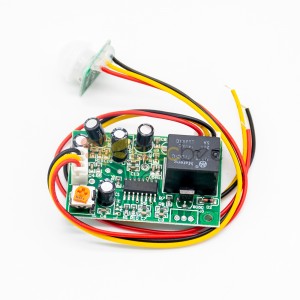 DC 12V 50uA 3-Wire Human Body Induction PIR IR Pyroelectric Infrared Sensor Module Relay Control Out