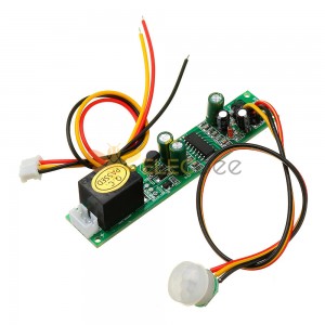 Modulo di rilevamento del sensore di movimento PIR a infrarossi piroelettrico IR DC 12V 5A