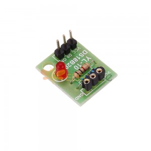 DS18B20 وحدة استشعار درجة الحرارة وحدة قياس درجة الحرارة بدون شريحة لمجموعة أدوات إلكترونية ذاتية الصنع لـ Arduino - المنتجات التي تعمل مع لوحات Arduino الرسمية