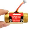 Vollkupfer-Wasserdurchflusssensor 1,75 MPa G1 / 2-Impuls-Hall-Durchflussmesserschalter 1-25 l / min