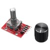 KY-040 Module d\'encodeur rotatif à 360 degrés avec capuchon de bouton rotatif de potentiomètre 15x16.5mm pour interrupteur de capteur
